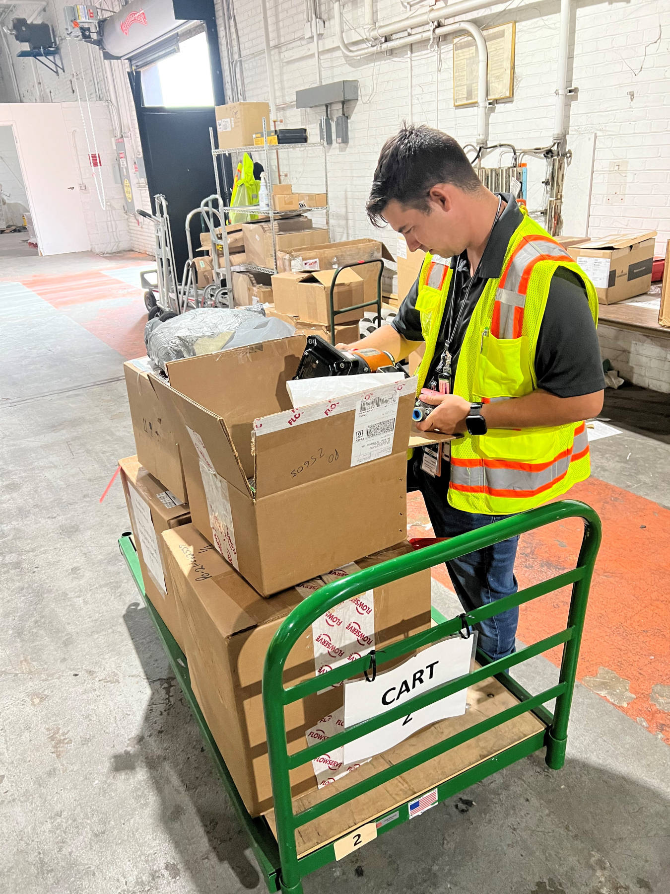 Andrew Tomassetti, a U.S. Army veteran, is interning with UCOR and is pursuing a career in quality assurance.