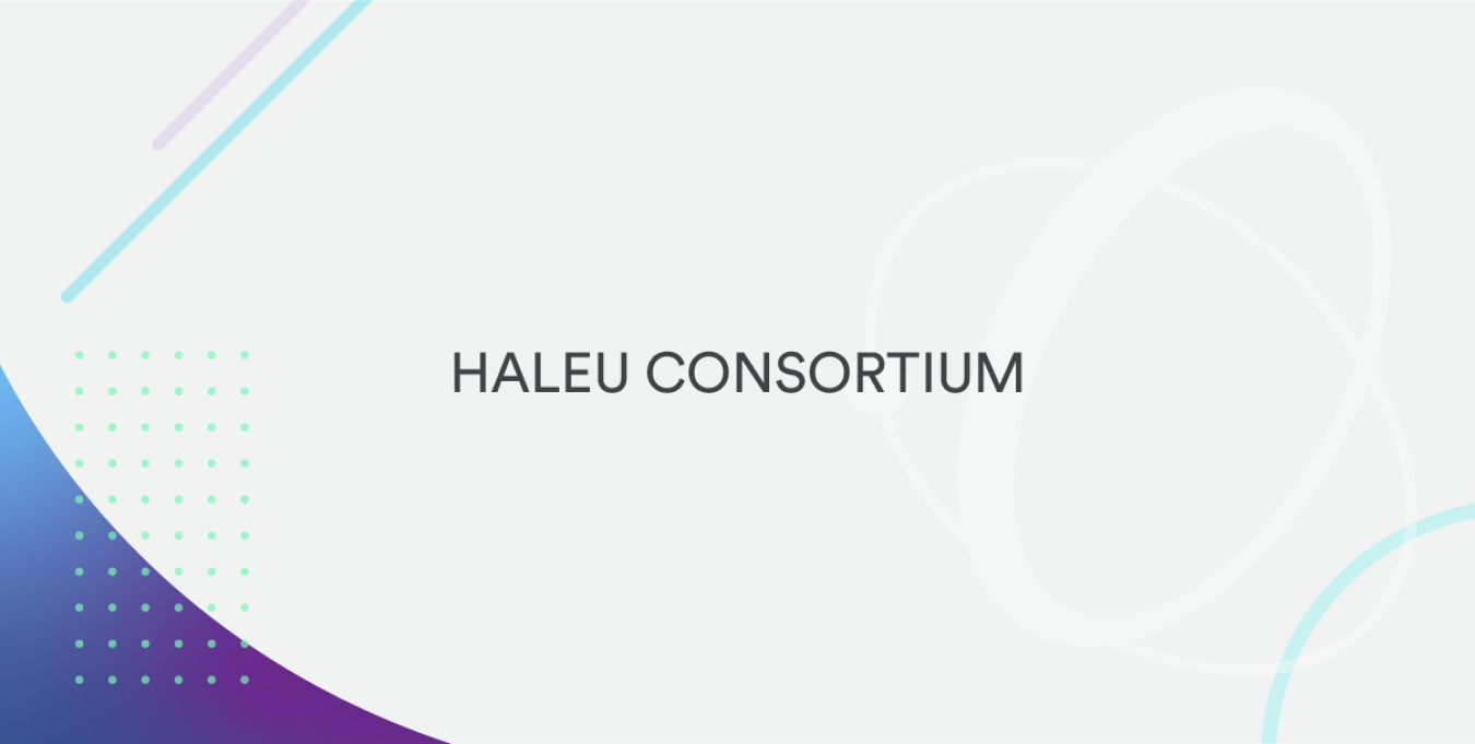Graphic with the text "HALEU Consortium"