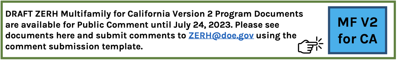California Multifamily Public Comment