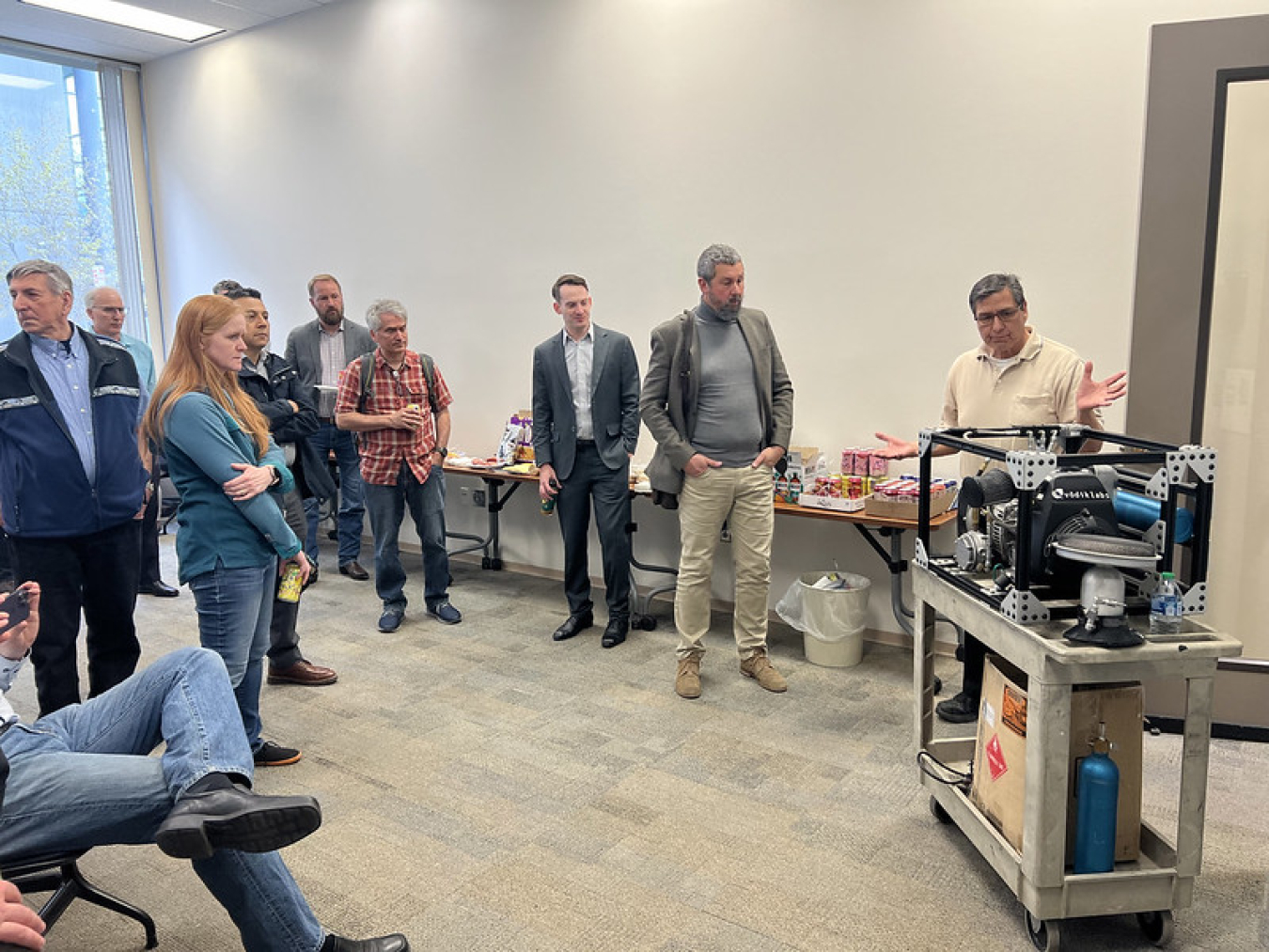 The Alaska Hydrogen Working Group gathered in May 2023 for a tech demo and networking meeting on the margins of the Alaska Sustainable Energy Conference in Anchorage.