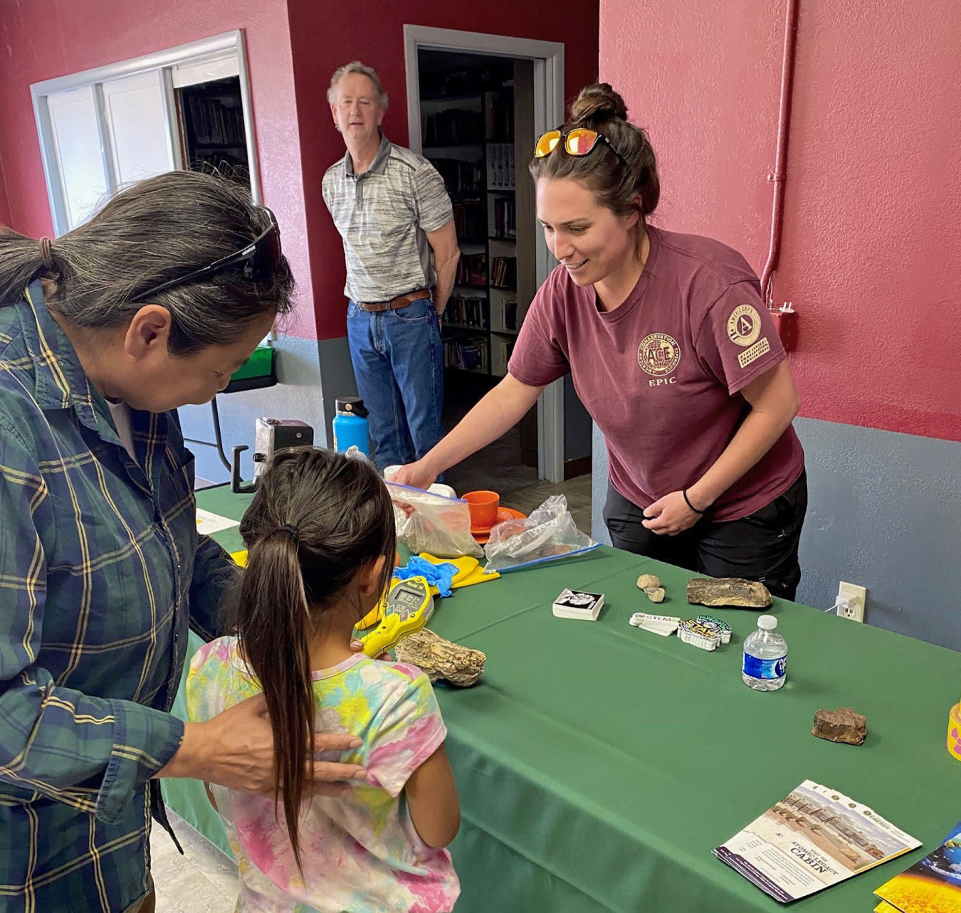 STEM Event Jess, Mike & Angelita