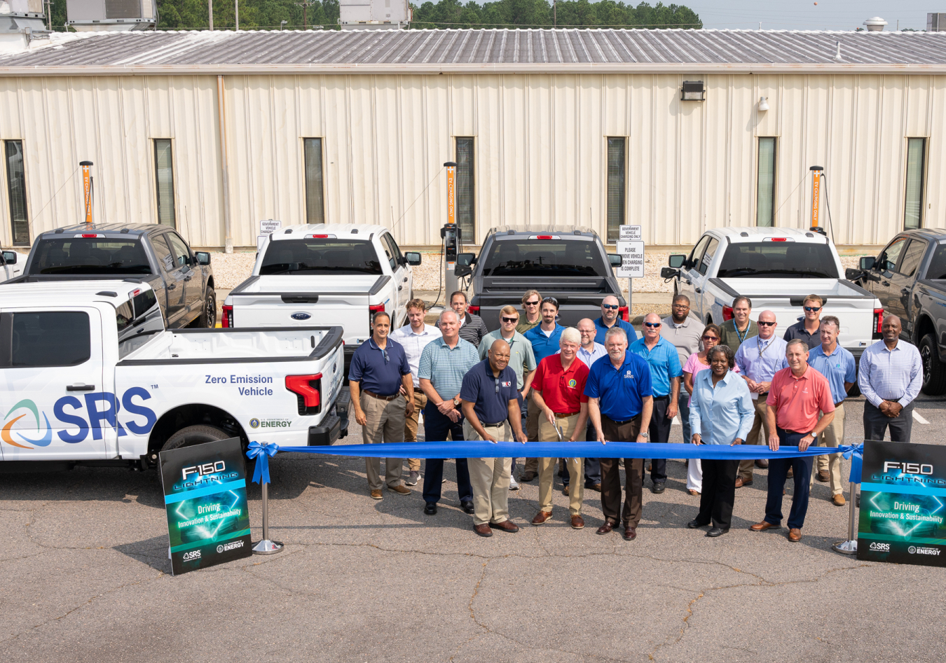 The Savannah River Site (SRS) is rapidly moving from burning fossil fuels to using electricity to power a fleet of nearly 1,000 vehicles, fulfilling a Biden administration executive order.