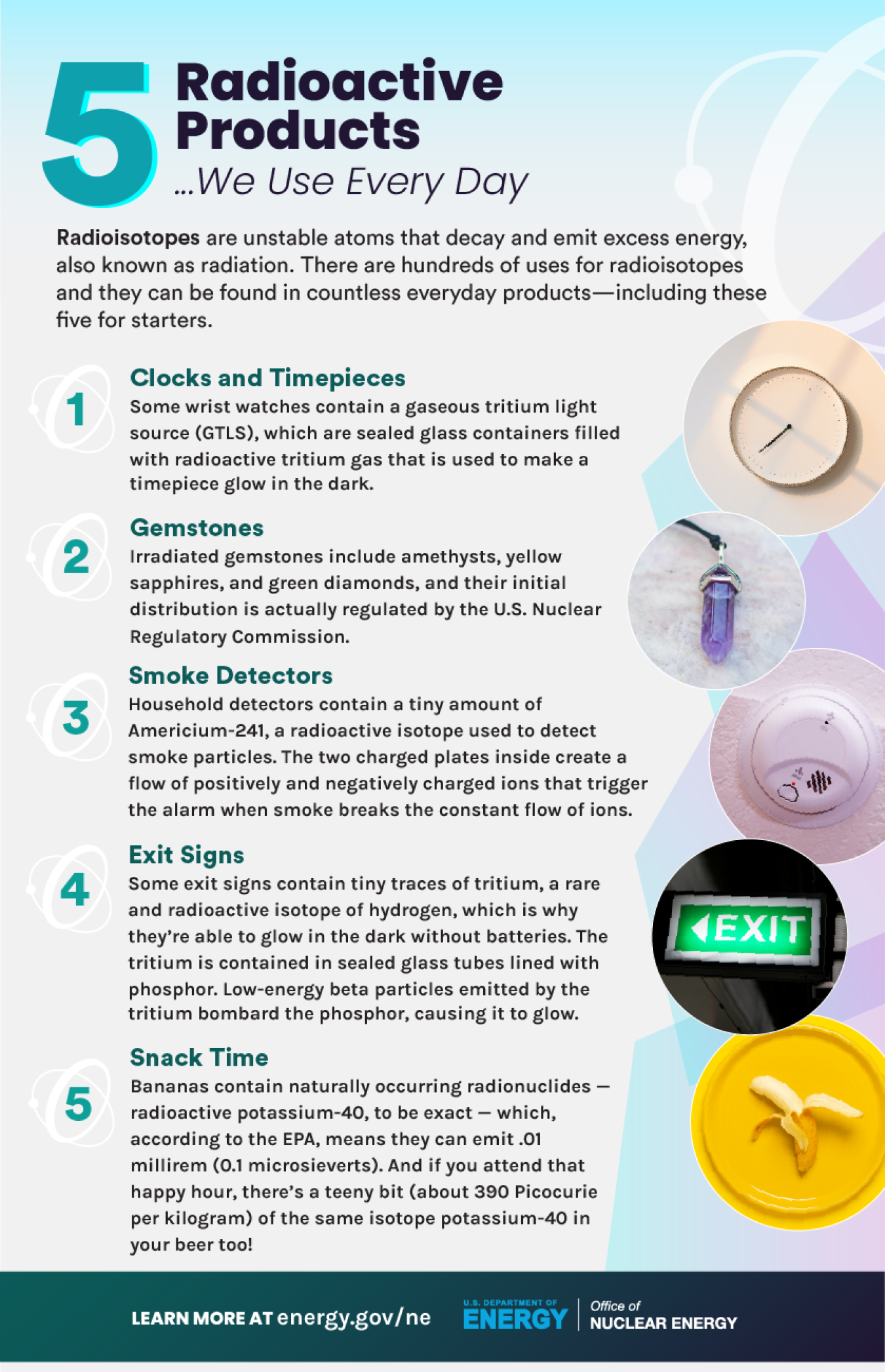 INFOGRAPHIC - 5 Radioactive Products We Use Everyday