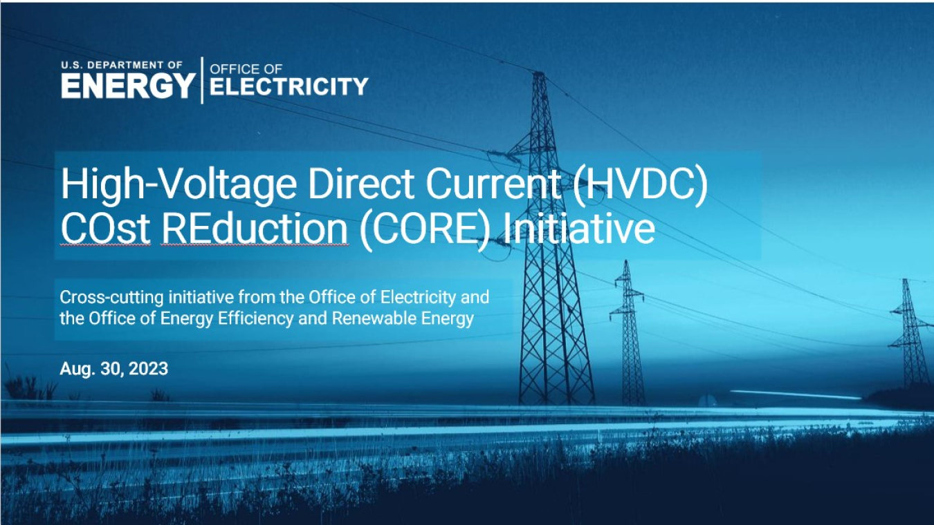 Powerpoint cover showing the CORE Initiative
