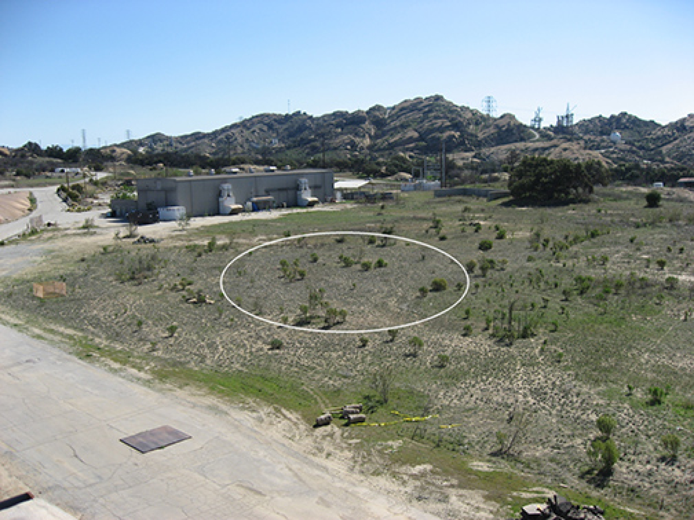 Hazardous Materials Storage Area SWMU in March 2007