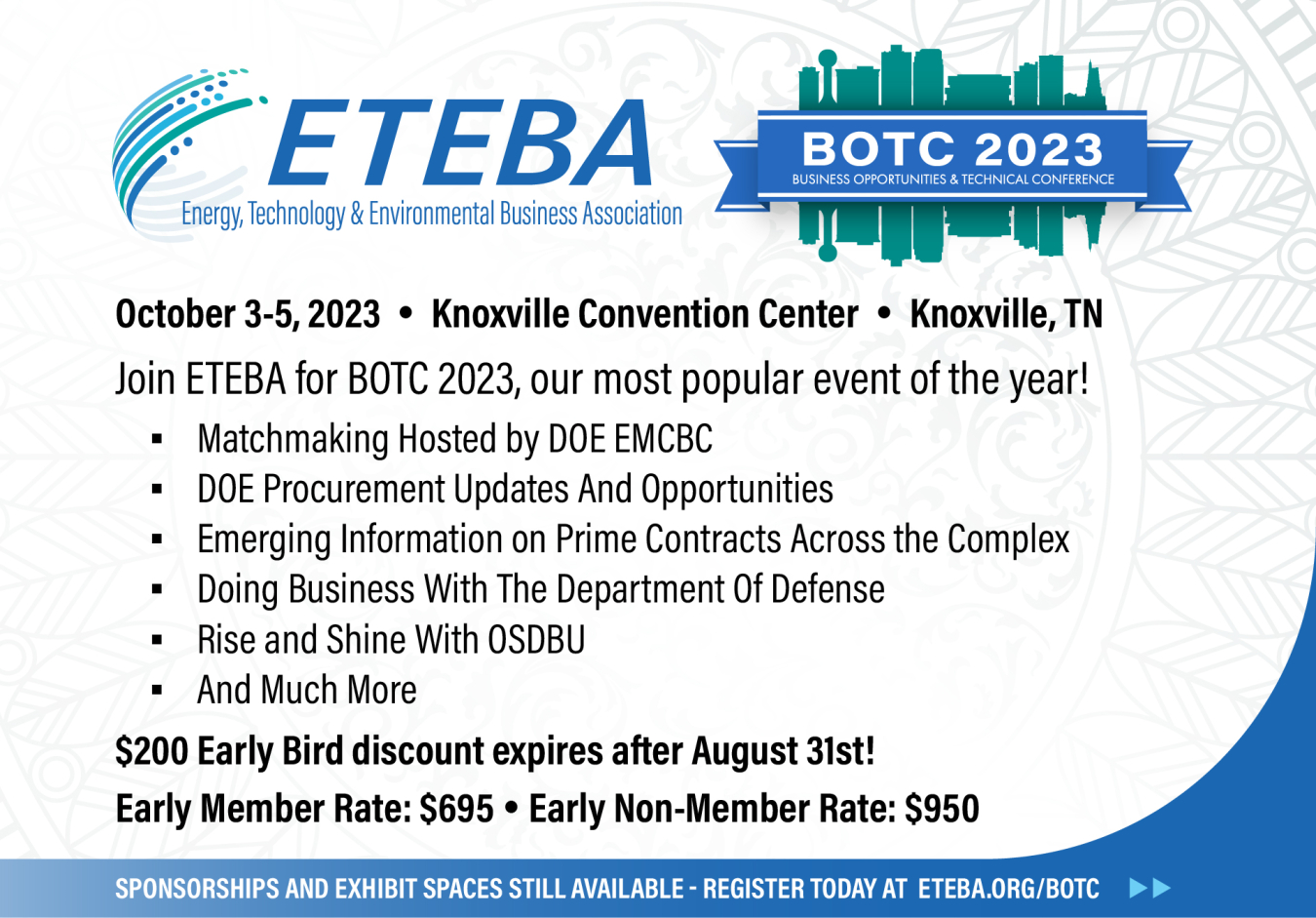 ETEBA Small Business Event Flyer