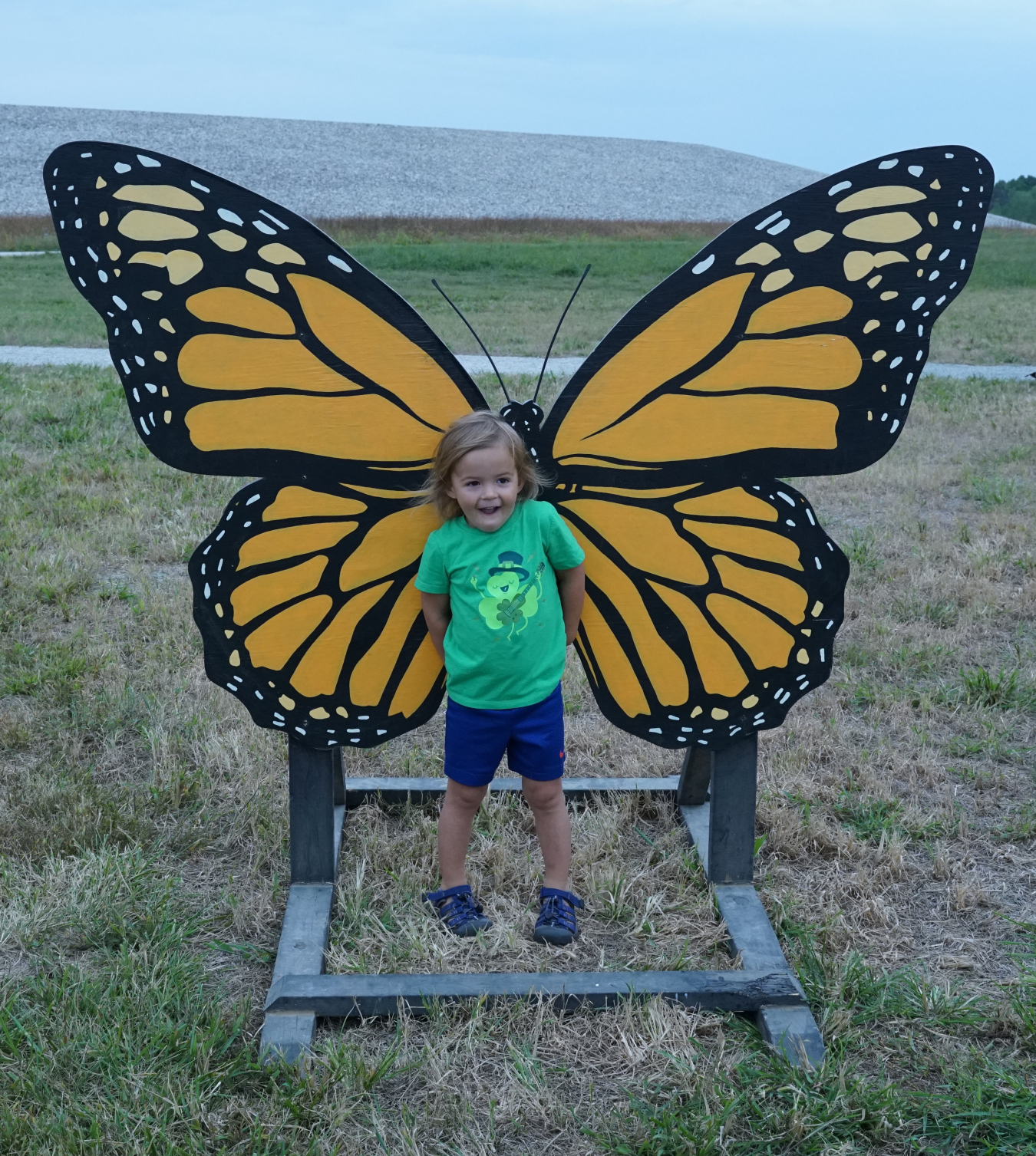 Children had the opportunity to take photos at one of the many butterfly stations provided by St. Charles County Parks.