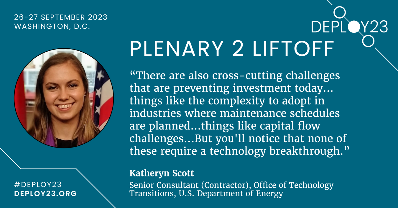 Katheryn Scott at Deploy23 Conference