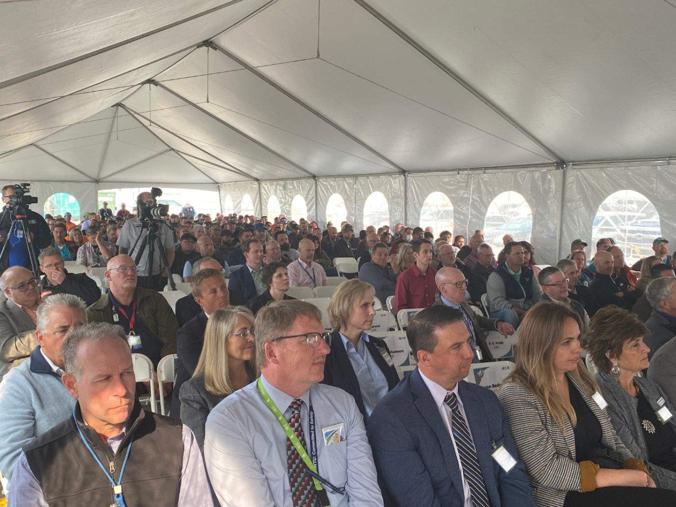 Crowd at IWTU Celebration