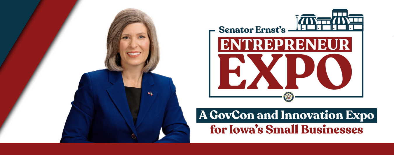 Promotional material for Senator Ernst Expo