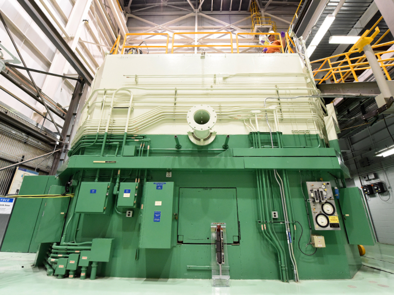 Exterior shot of a test reactor at Idaho National Laboratory.