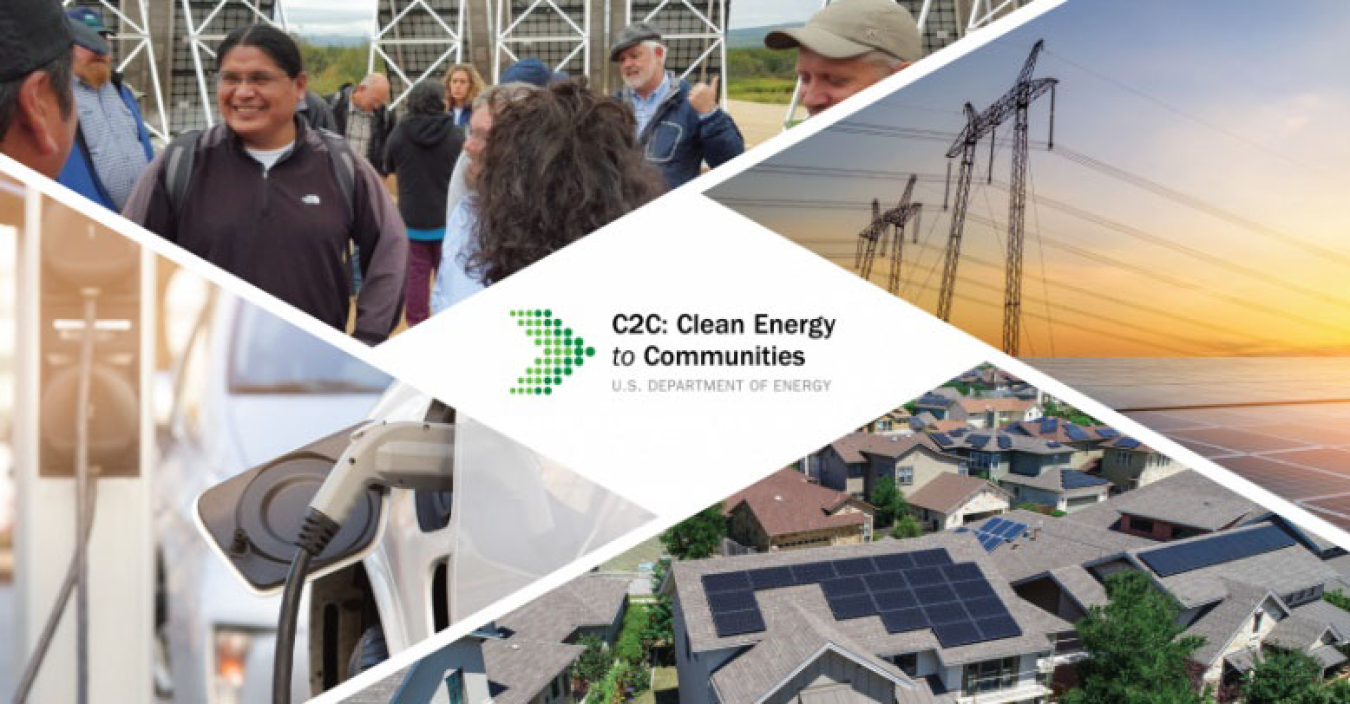 C2C: Clean Energy to Communities collage