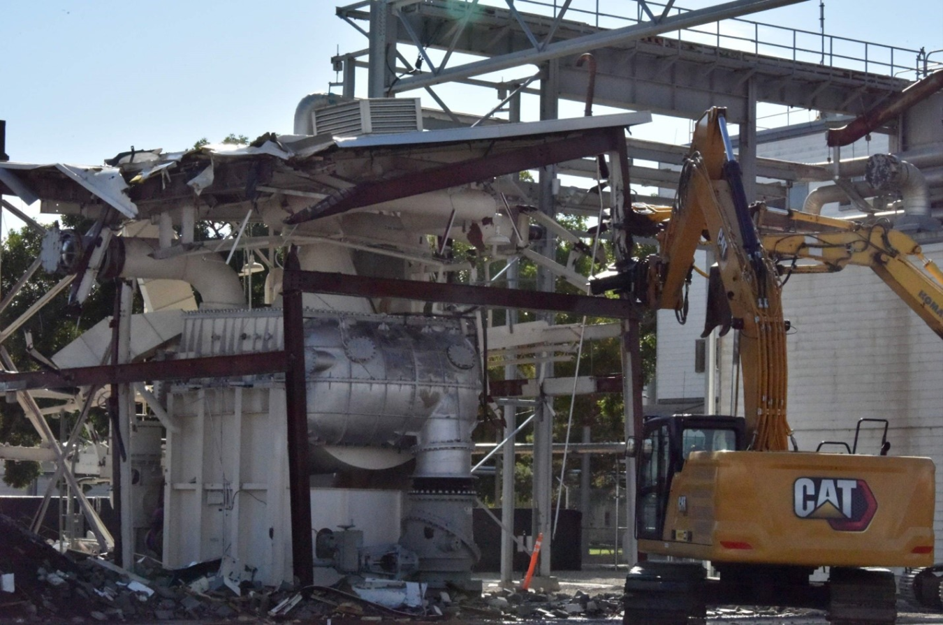Demolition INL Naval Reactors Facility prototype
