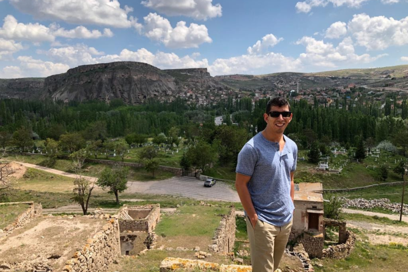 Raúl David Avalos visiting Cappadocia, Turkey