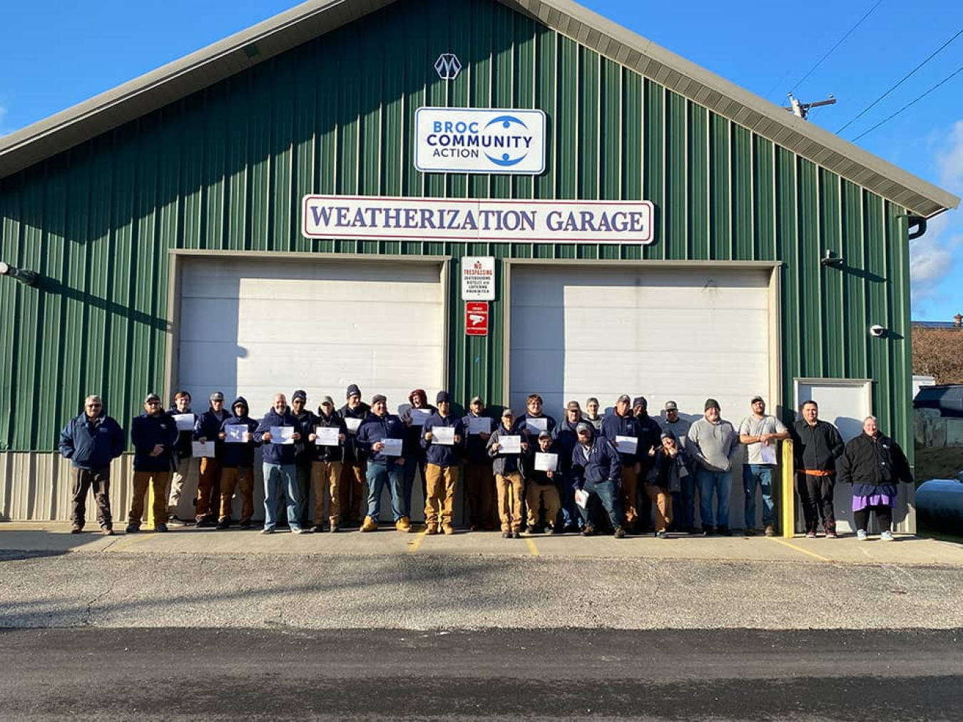 Weatherization staff in Vermont. Photo courtesy of the Vermont state Office of Economic Opportunity.
