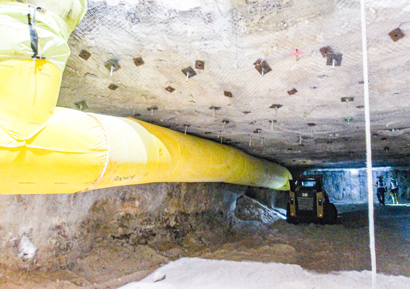 WIPP horizontal drift excavation