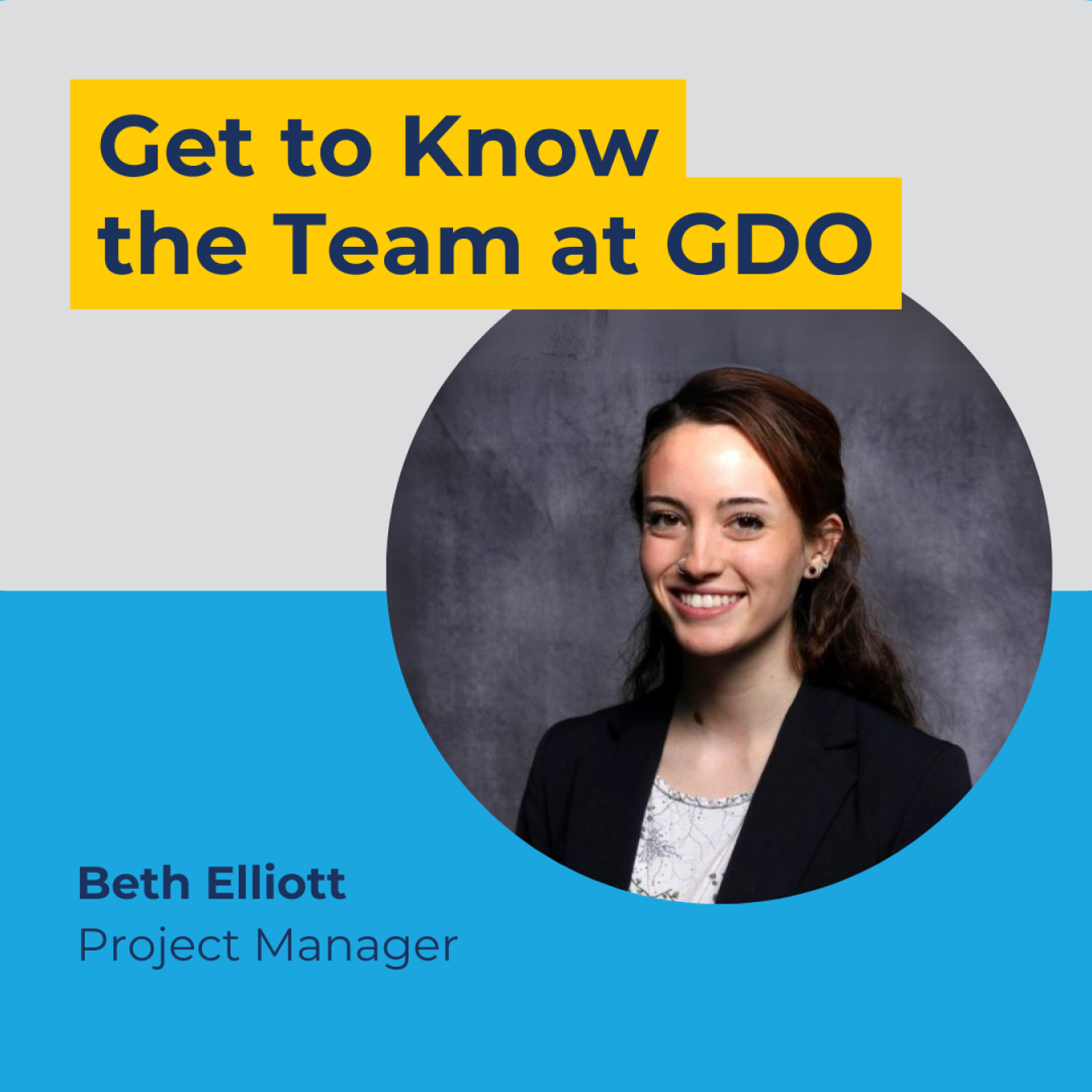 Beth Elliott, Project Manager at the Grid Deployment Office