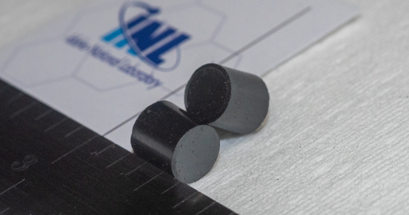 Commercial-grade HALEU fuel pellets