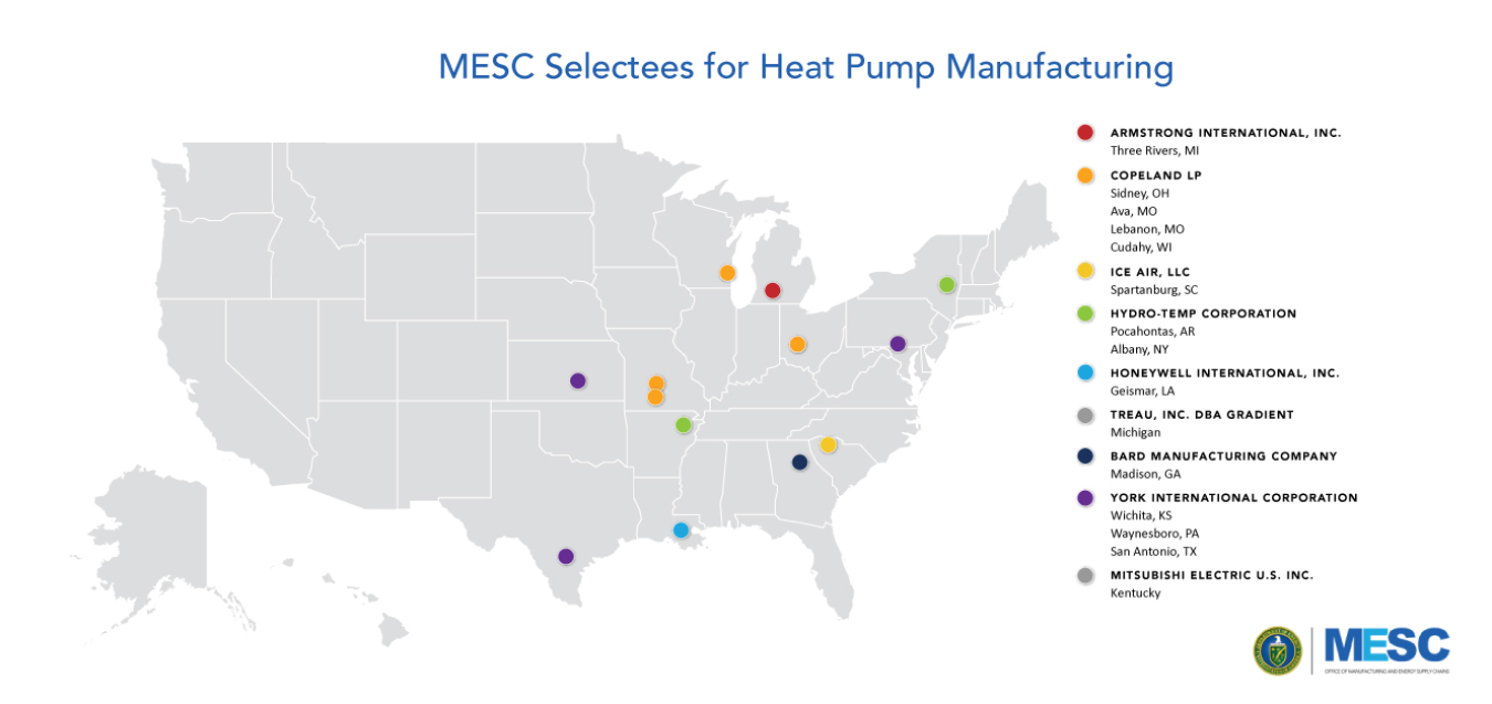 MESC-DPA-Domestic-Heat-Pump-Manufacturing-Selectee-Map-2023
