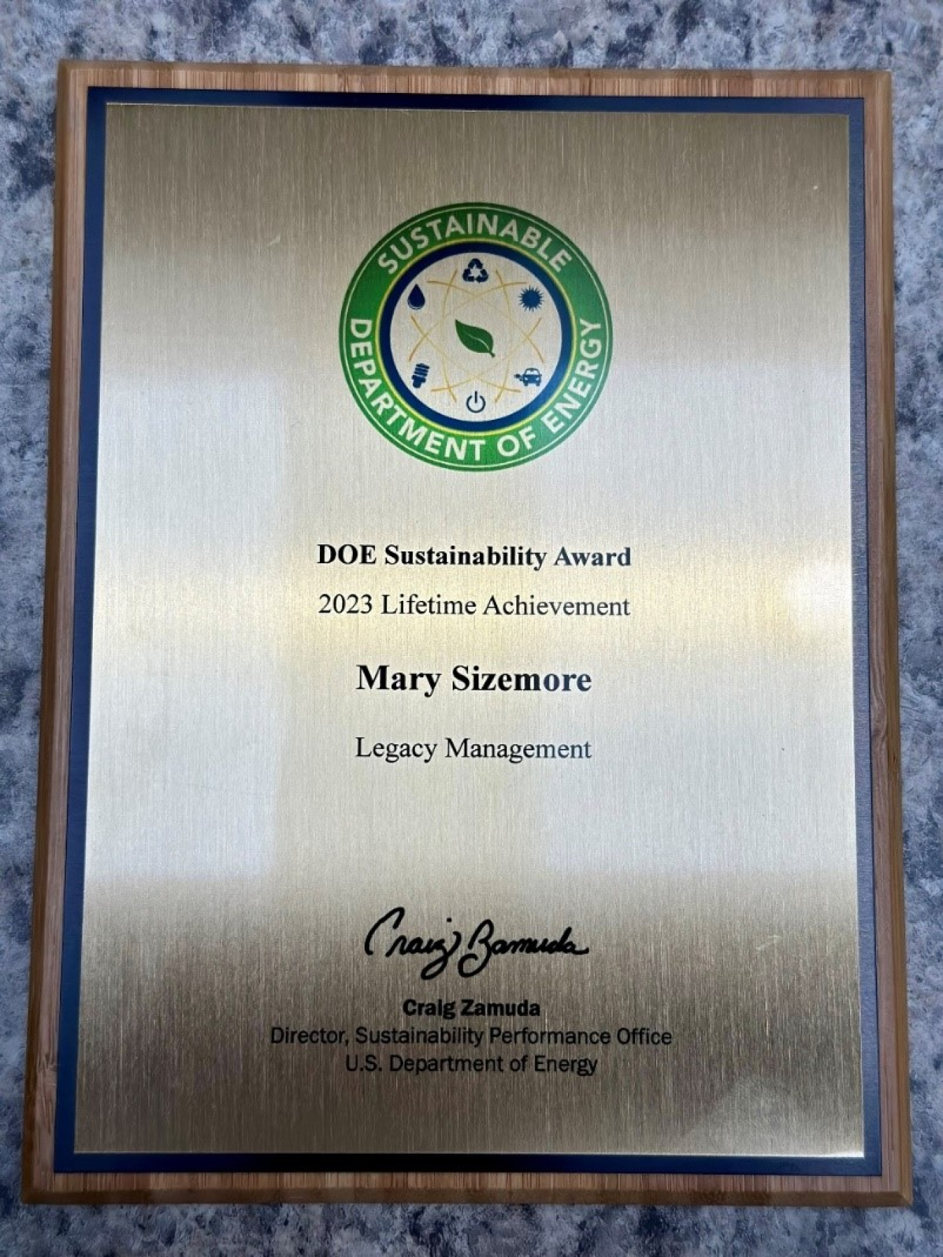 Mary Sizemore Award