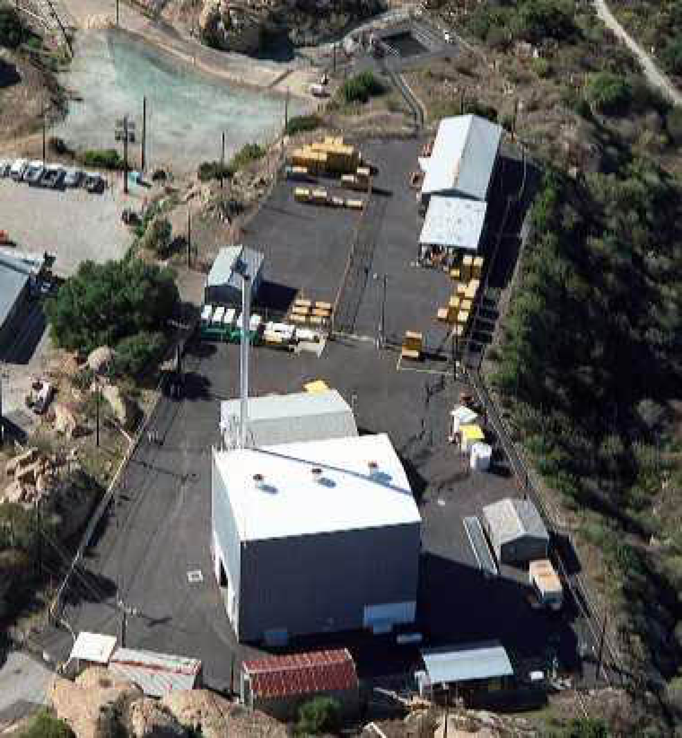 RMHF Facility was used for fuel storage as well as a staging area for shipping spent fuel.