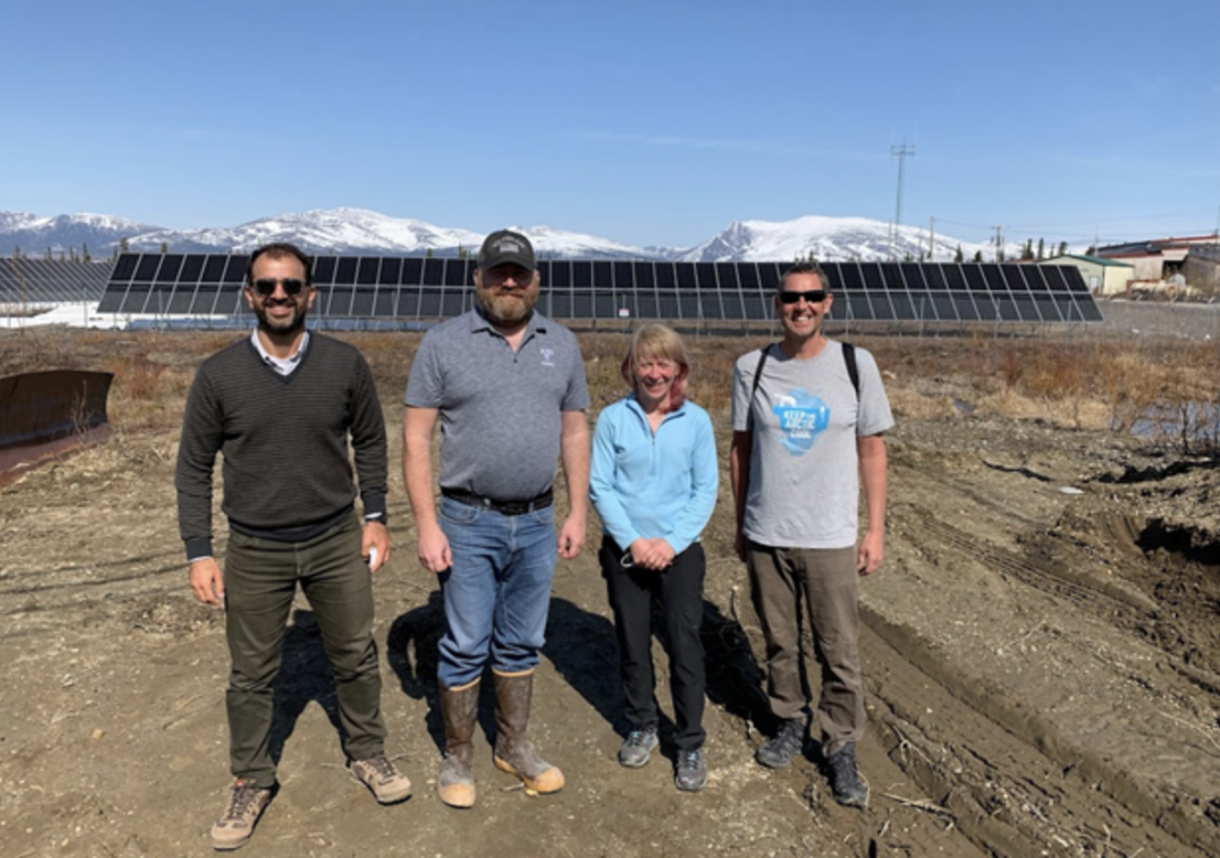 viewing the renewable energy systems deployed in Shungnak, Alaska