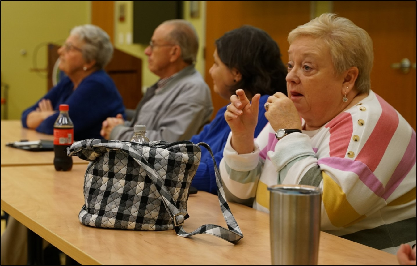 Four Fernald Stakeholders at meeting table