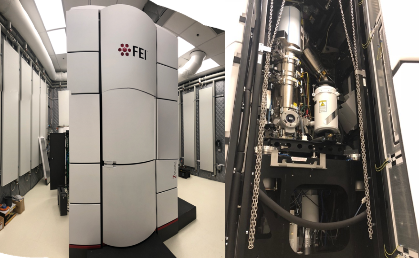 An external and internal image of the microscope.