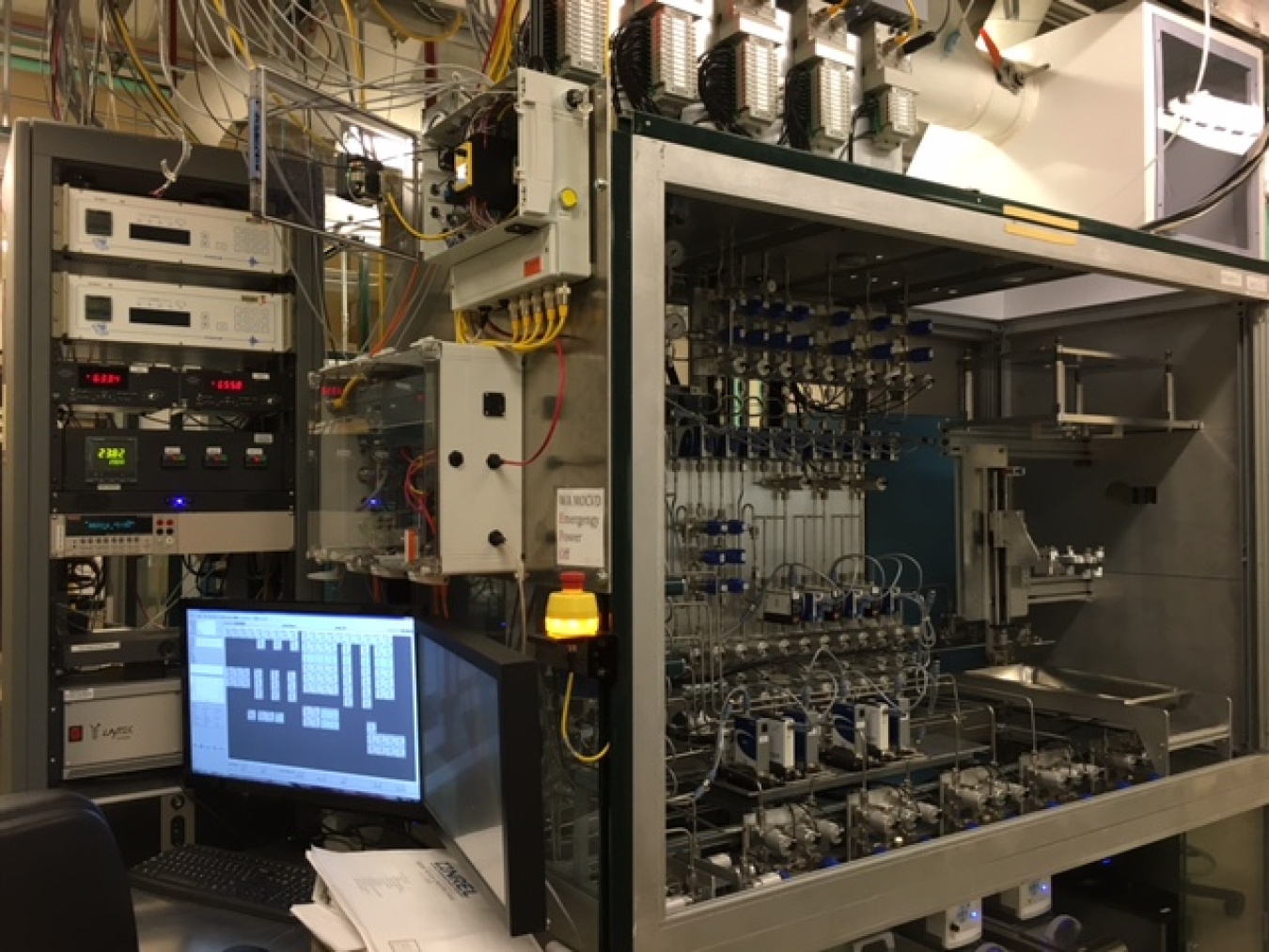 A metal-organic vapor-phase epitaxy (MOVPE) tool.