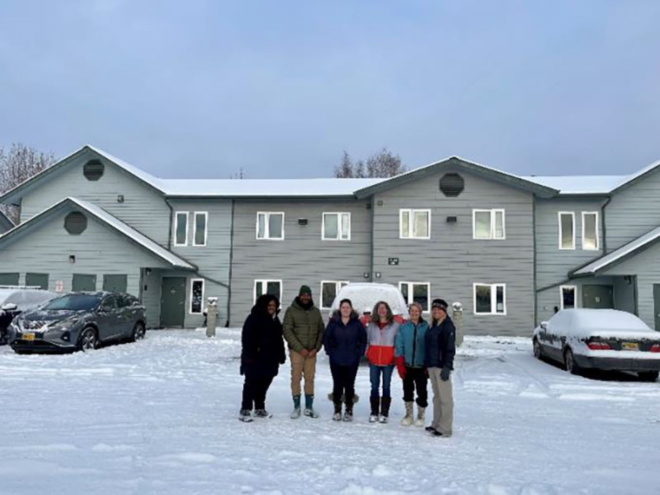 Principal Deputy Director Tony Reames tours an affordable housing services organization in Fairbanks, one of Alaska Heat Smart’s prospective subrecipients.