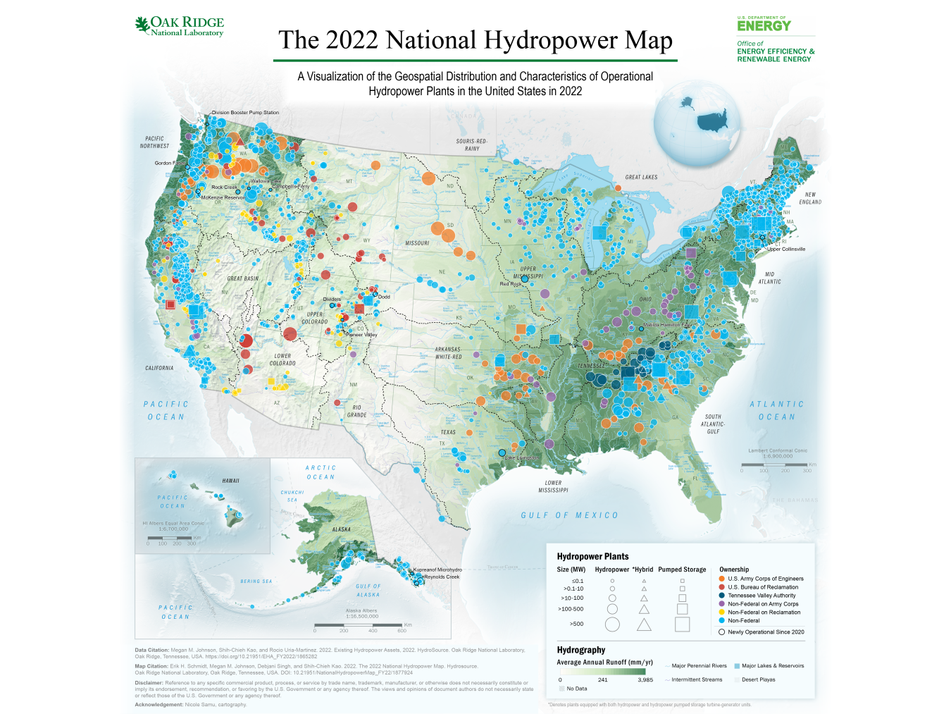 National Hydropower Map