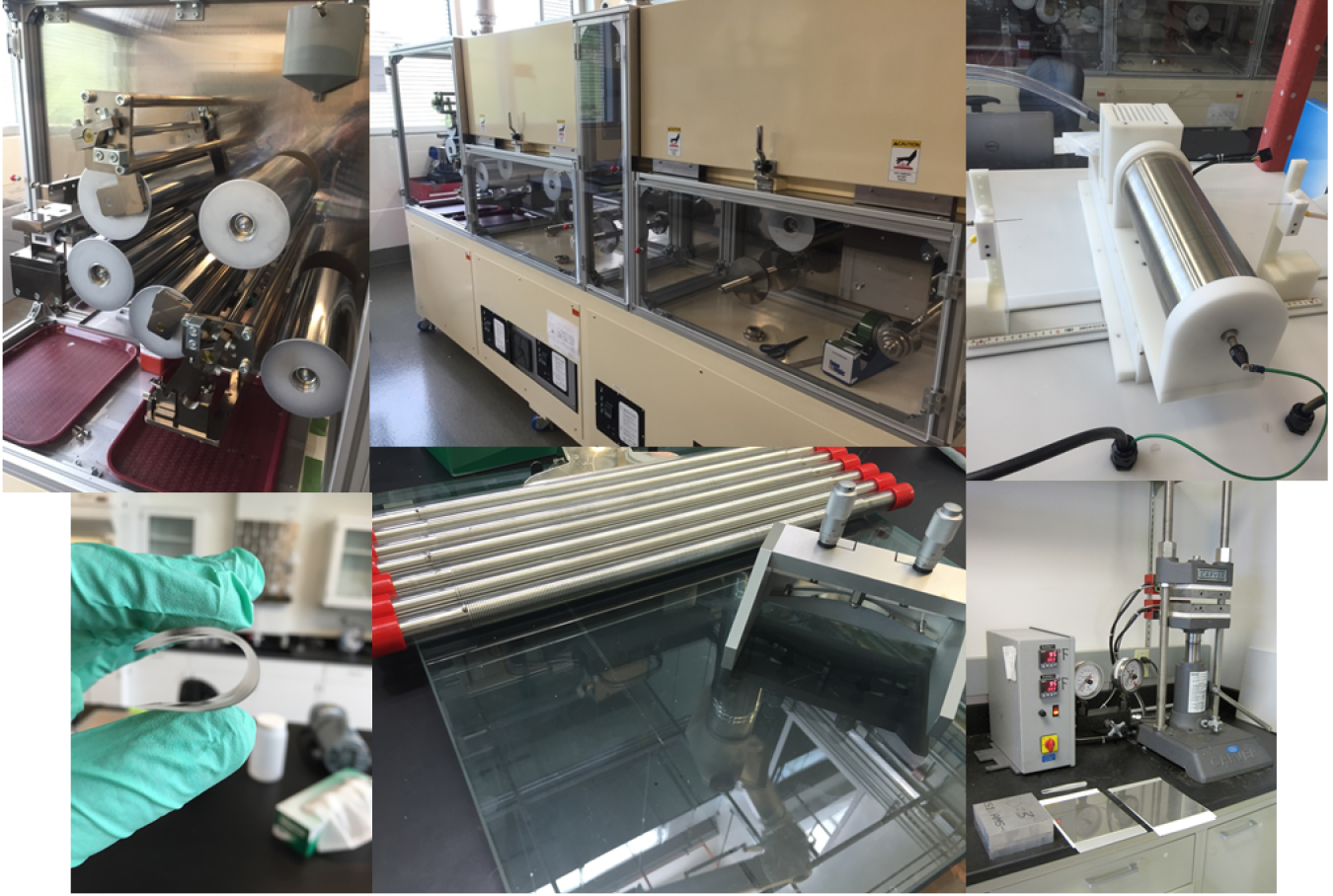 Multiple pictures of the technology.