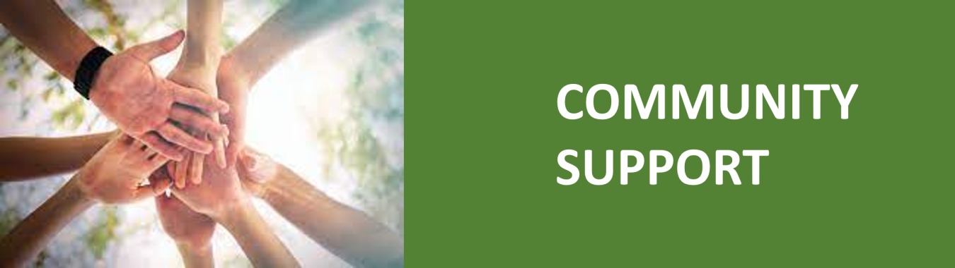 Community Support Banner Image