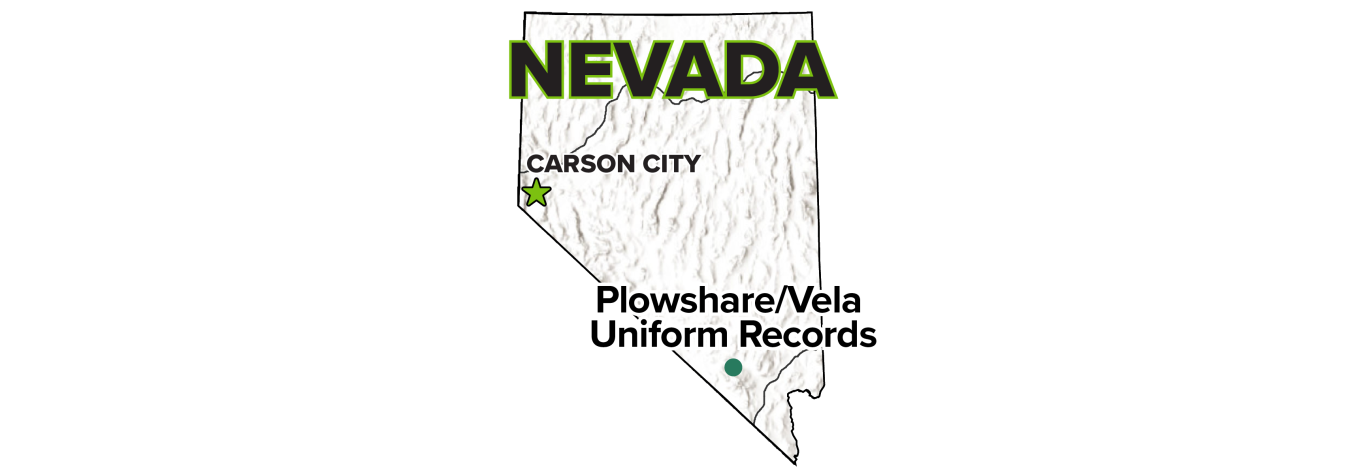 Plowshare/Vela Uniform Records, Nevada, Sites