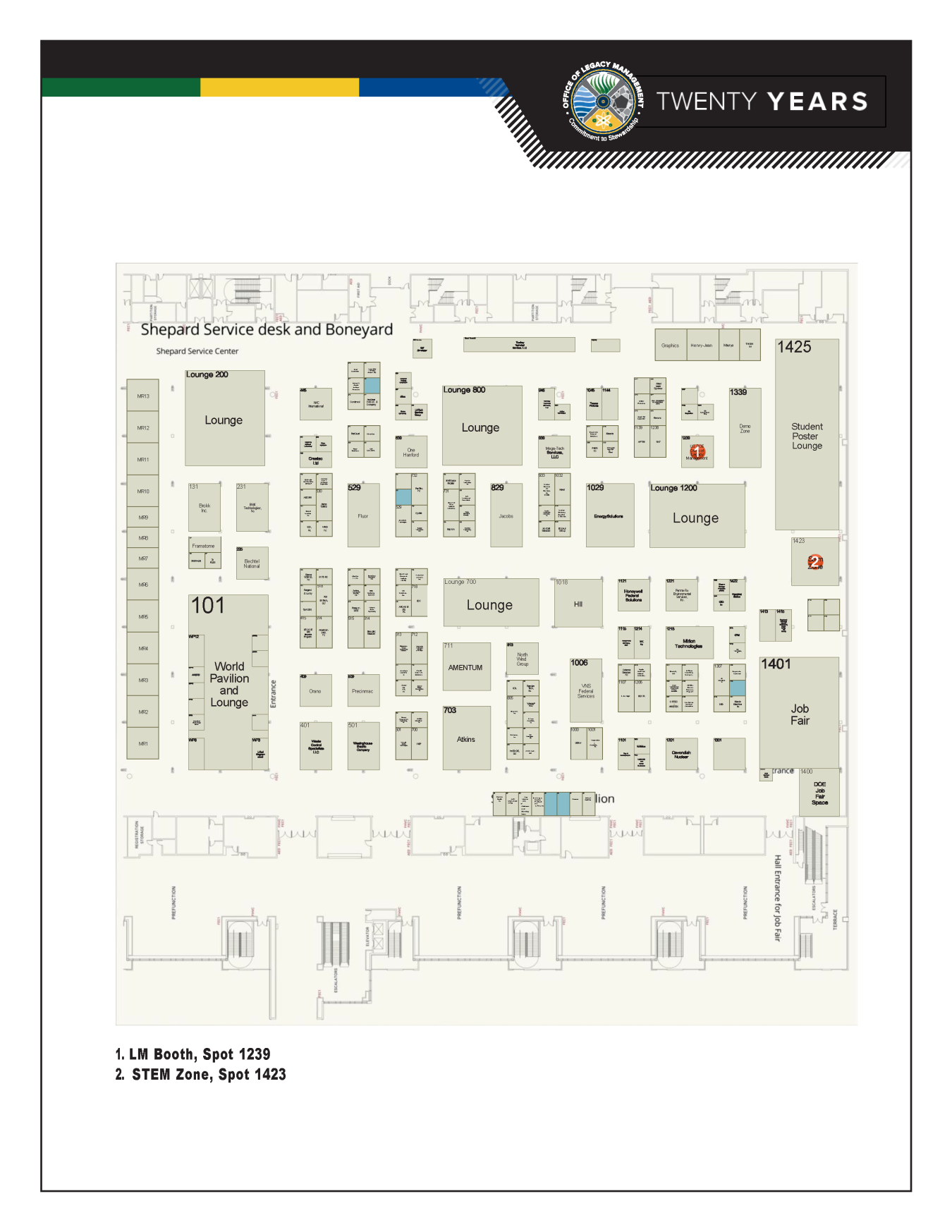 Legacy Management Waste Management Symposia Map