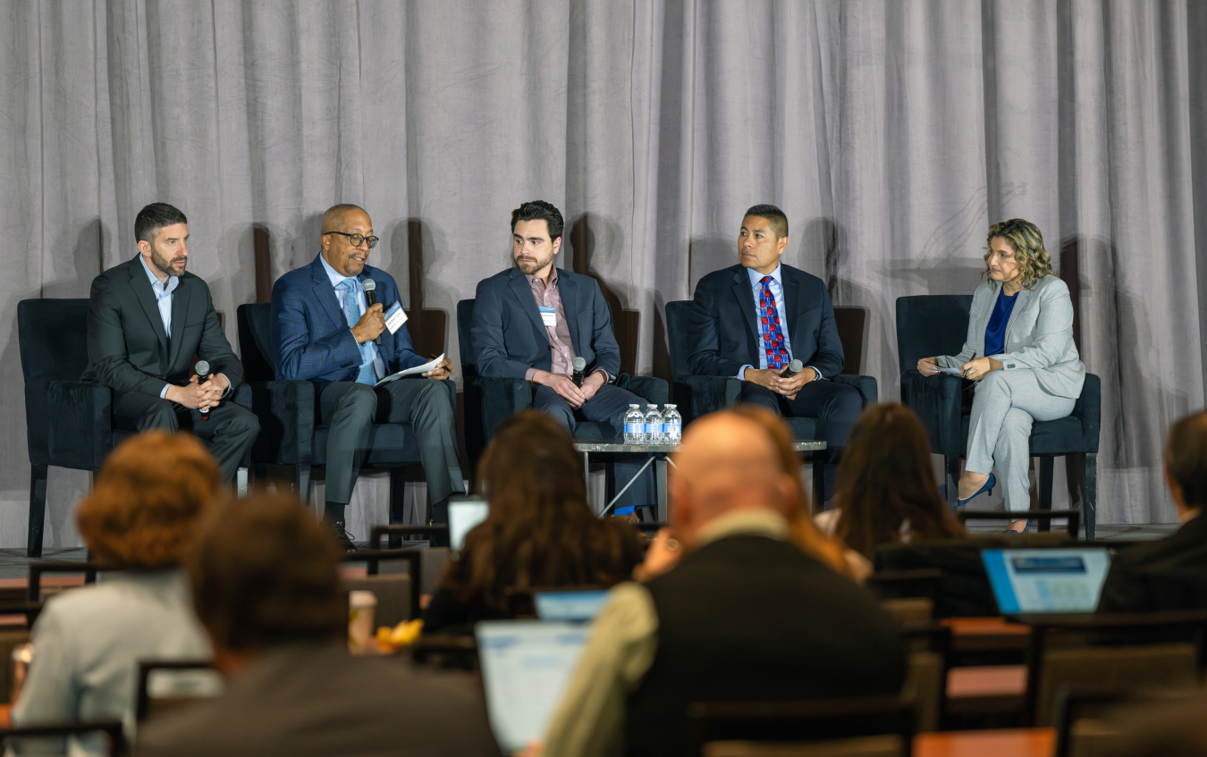Principal Deputy Director Lili Colon moderates the Cybersecurity Leadership panel