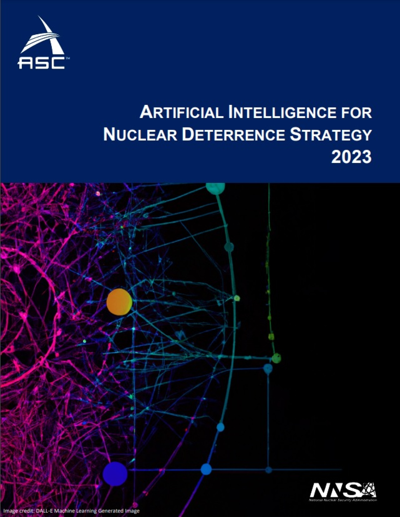 Cover for the AI for Nuclear Deterrence Strategy report