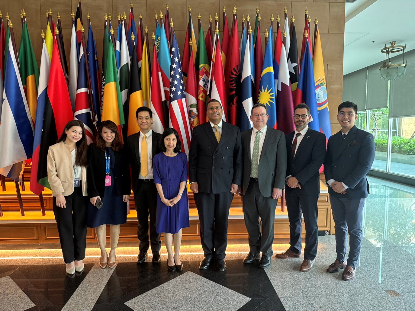 Principal Deputy Administrator Rose in a group photo at the Thai Ministry for Foreign Affairs.