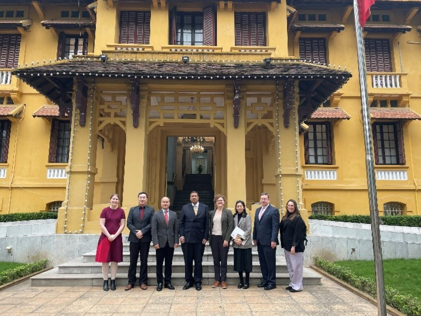 Principal Deputy Administrator Rose at Vietnam’s Ministry of Foreign Affairs, with Director General Le Chi Dung of the Americas Department.