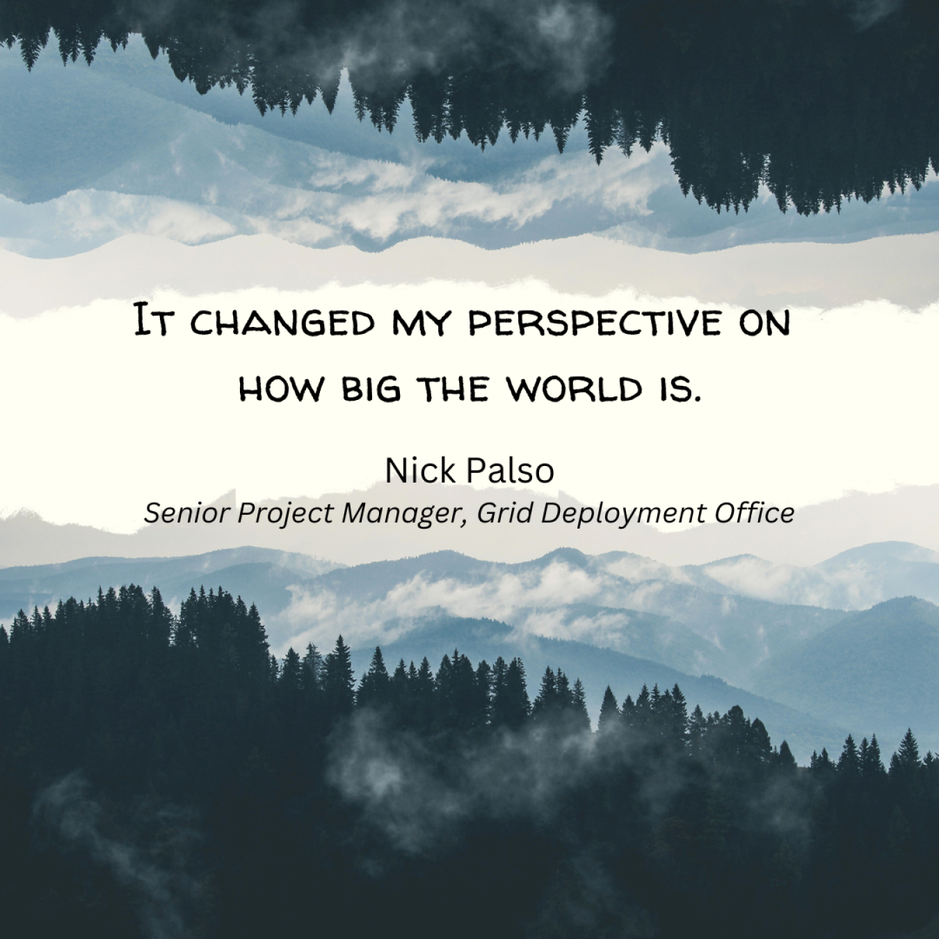 Meet Nick Palso, a Senior Project Manager in the Grid Deployment Office.