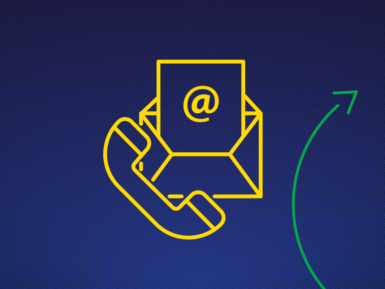 An icon of an open envelope with a letter sticking up with phone next to it. 