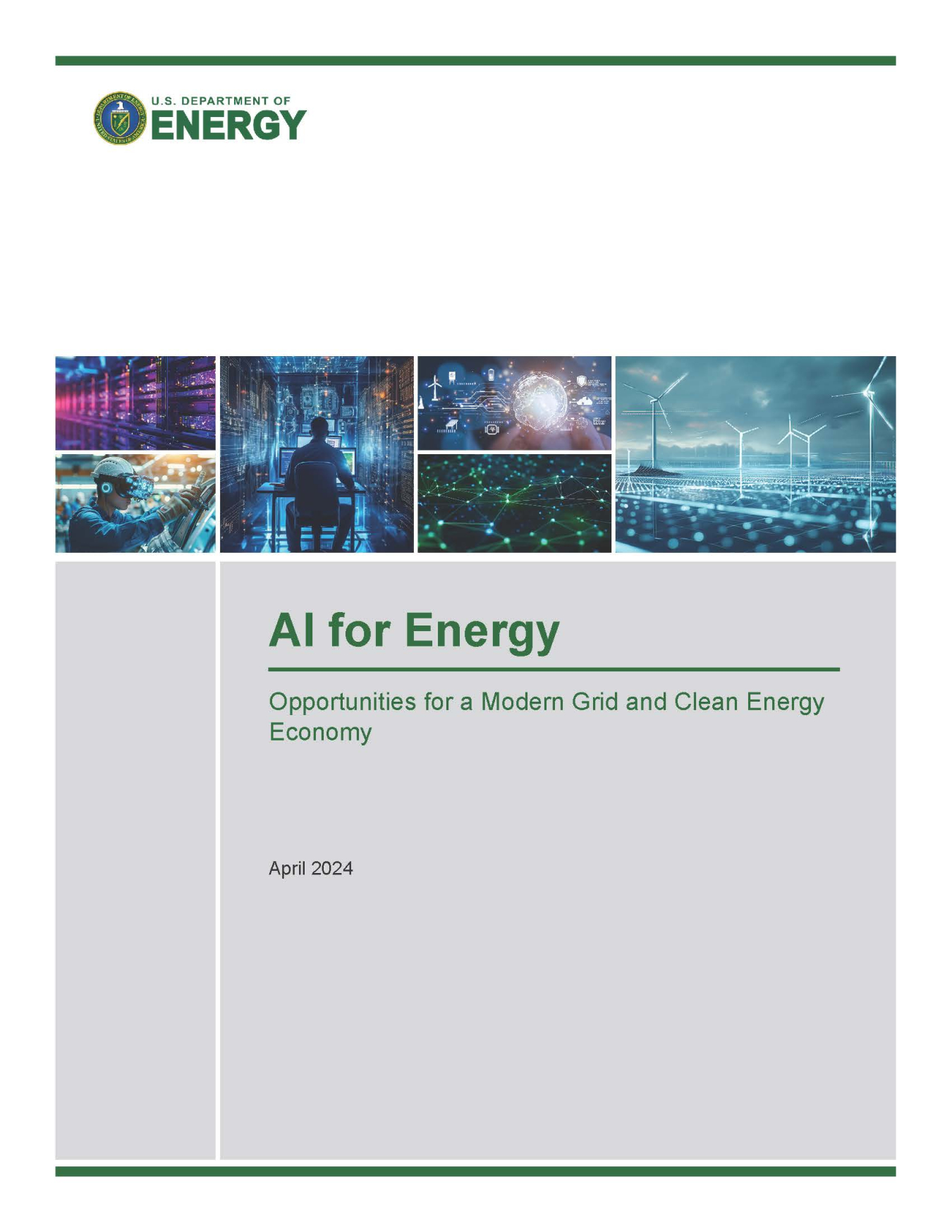 Cover of AI Report document