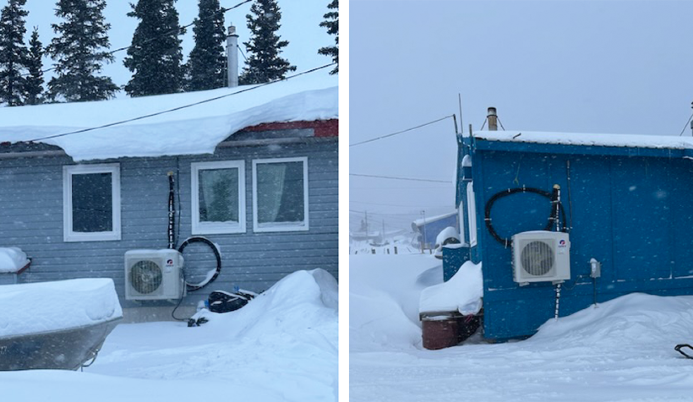 Heat pumps installed by RurAL CAP.