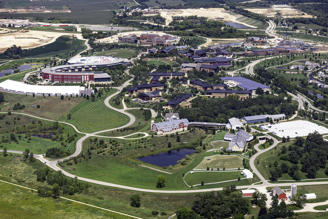 Overhead view of Epic Systems Corporation