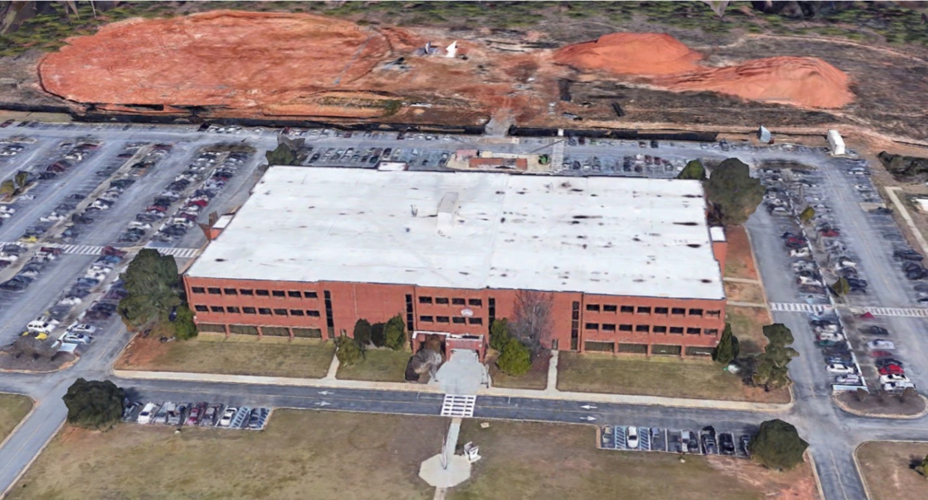 Aerial view of Marine Corps Logistics Base–Albany