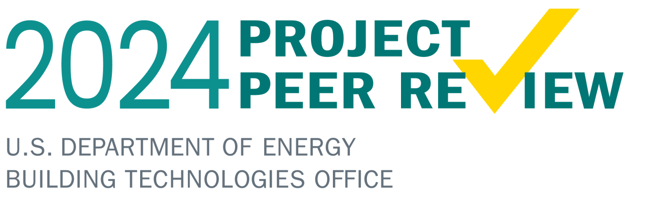 Graphic: 2024 Project Peer Review, U.S. Department of Energy Building Technologies Office.