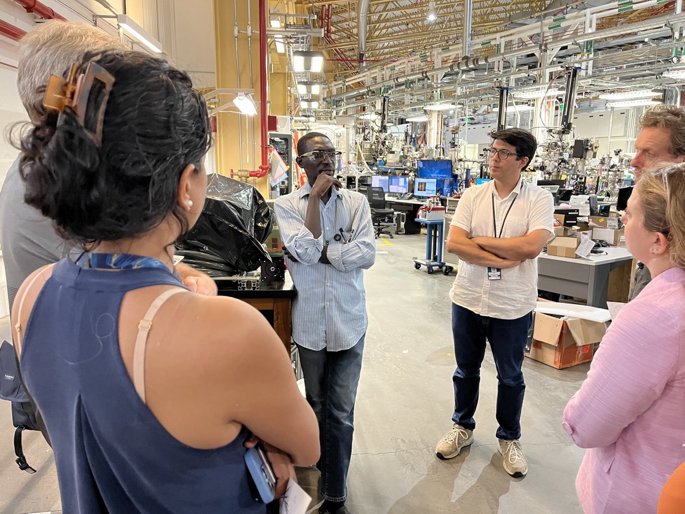 Scientists at Brookhaven’s National Synchrotron Light Source II describe their research to PFAS Workshop participants