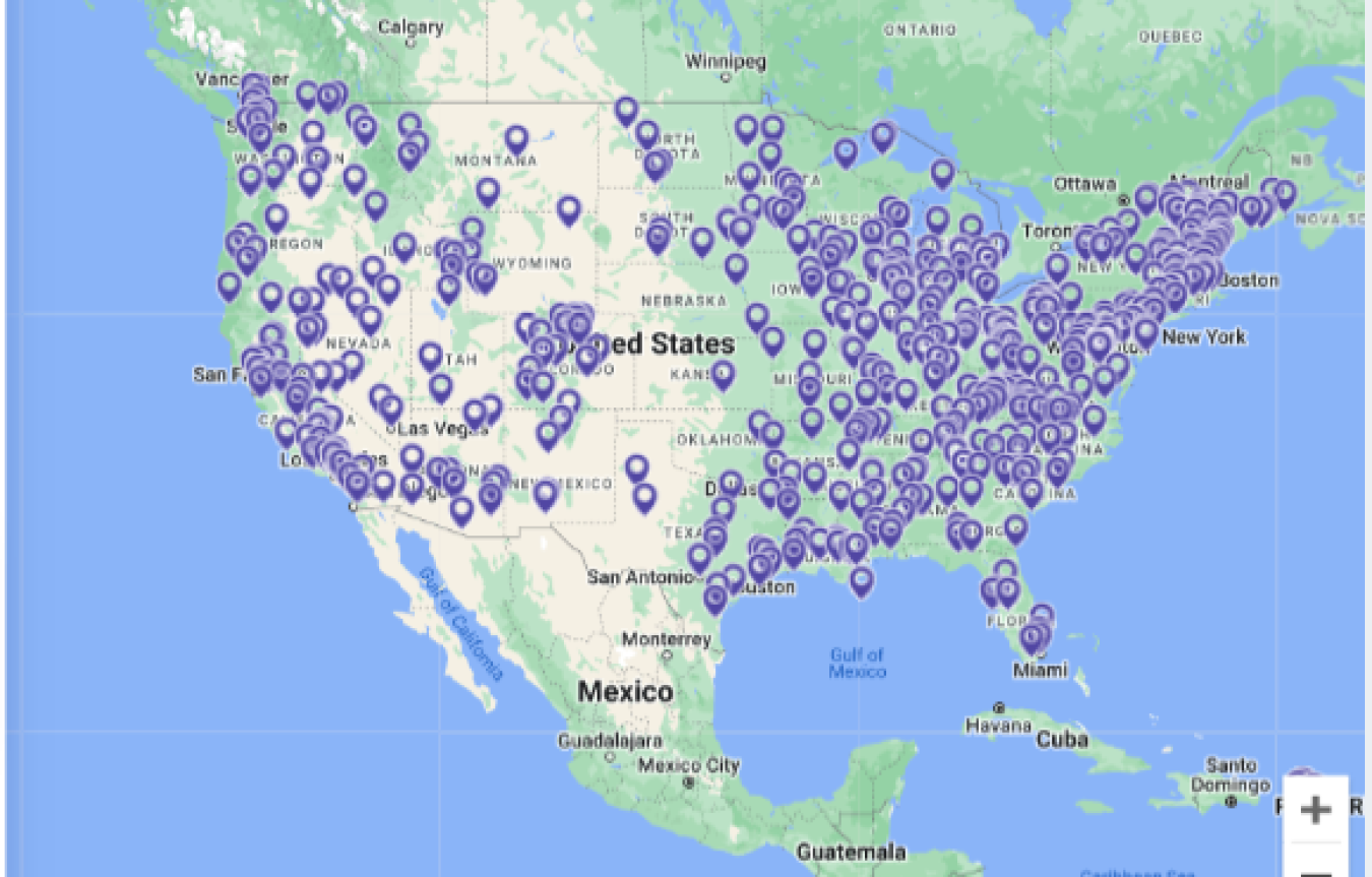 Community Benefits Map for Demonstration and Deployment Projects