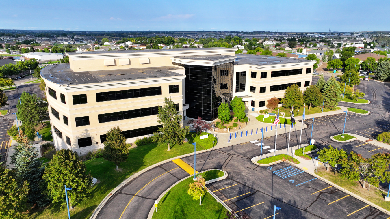 Aerial shot of the Century Center