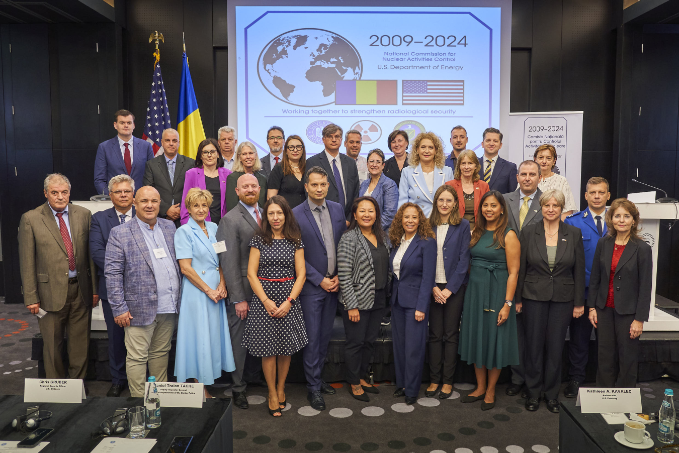 US and Romania Delegation Photo at NNSA-CNCAN Event